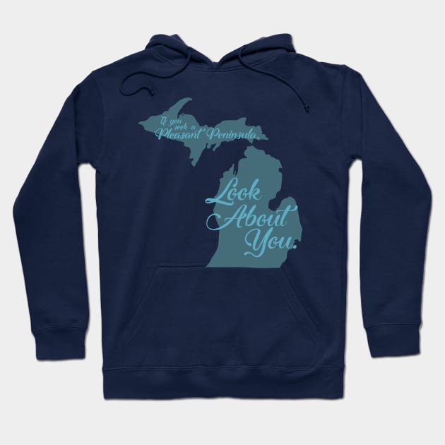 Seeking a Pleasant Peninsula Hoodie by sadsquatch